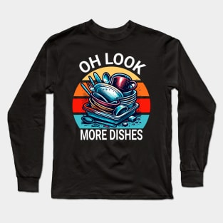 Oh Look More Dishes Long Sleeve T-Shirt